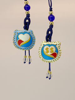 Blessed with wealth and luck（blue）