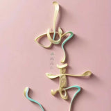 Ruyi Gold-Plated Brooch Sachet